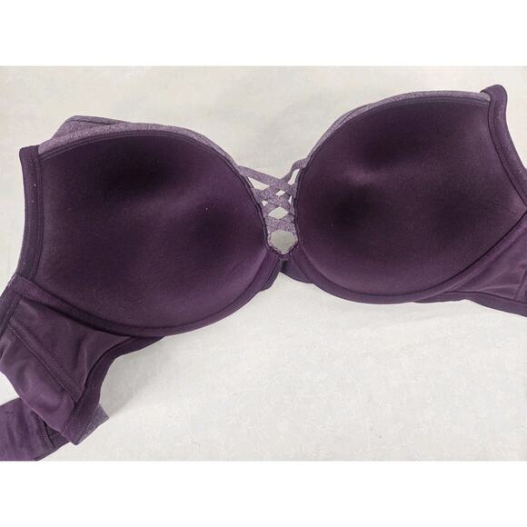 Torrid Curve Purple Lightly Padded Spring Bra Size 40DD - Picture 8 of 8